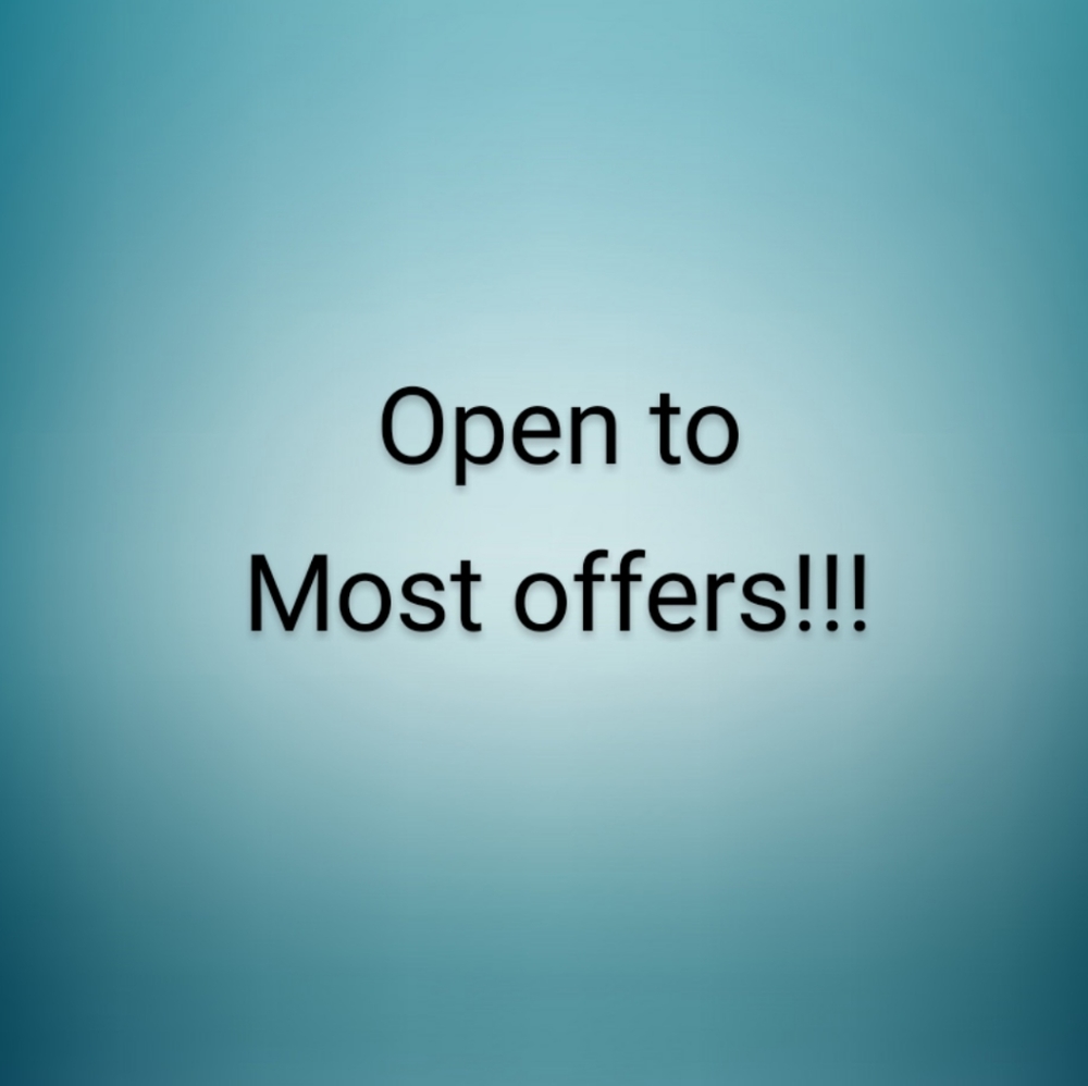 Open to most offers!!!